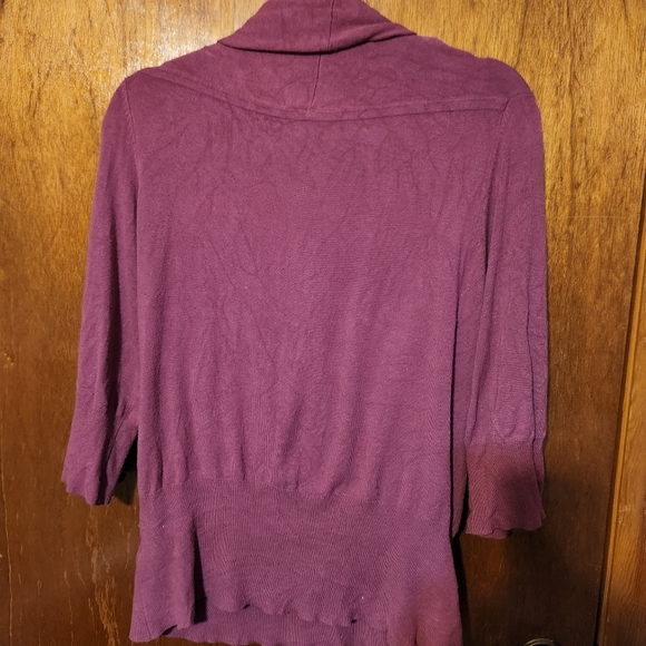 AB Studio half sleeve wrap style sweater - Picture 2 of 2